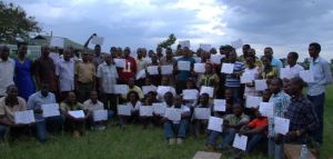 Tourist guides upon graduating in Queen Elizabeth National Park
