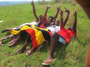 Celebrating on top of Mpambire hii
